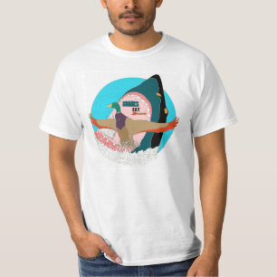 鮫はアヒルを食べます Tシャツ