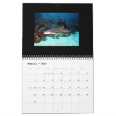 鮫は2014年をカレンダーに記録します カレンダー (2月 2027)