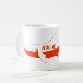 鮫は、従って私を抱き締めます! コーヒーマグカップ (正面左)