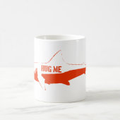 鮫は、従って私を抱き締めます! コーヒーマグカップ (中央)