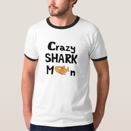 鮫を好むおたくのための熱狂するな鮫の人のワイシャツ! Tシャツ (正面)