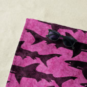 鮫を愛する女の子のため ビーチタオル (インサイチュ)