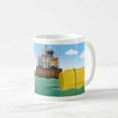 鮫猫 コーヒーマグカップ (正面右)