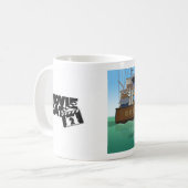 鮫猫 コーヒーマグカップ (正面左)