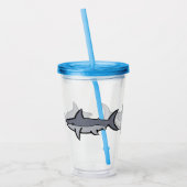 鮫 アクリルタンブラー (左)