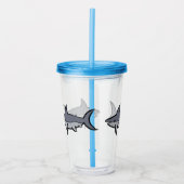 鮫 アクリルタンブラー (正面)