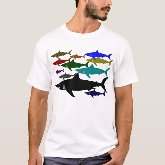 鮫/スキューバTシャツ3 Tシャツ (正面)