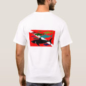鮫/スキューバTシャツ3 Tシャツ (裏面)