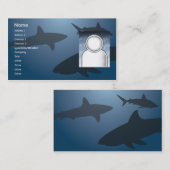 鮫-ビジネス 名刺 (正面/裏面)