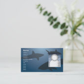 鮫-ビジネス 名刺 (スタンド正面)