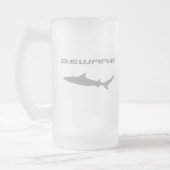 鮫 フロストグラスビールジョッキ (左)