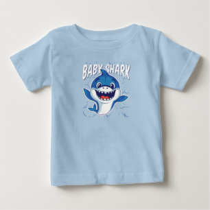 鮫 ベビーTシャツ