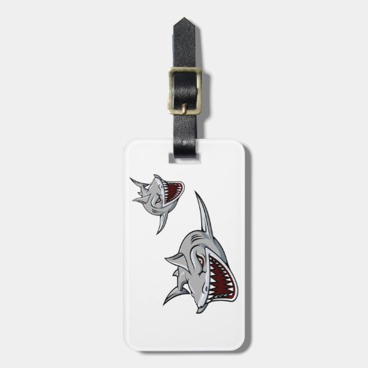 鮫 ラゲッジタグ (正面縦)