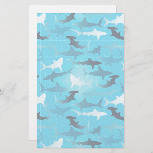 鮫! 便箋 (正面/裏面)