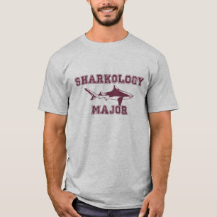 鮫: Sharkologyの専攻学生 Tシャツ