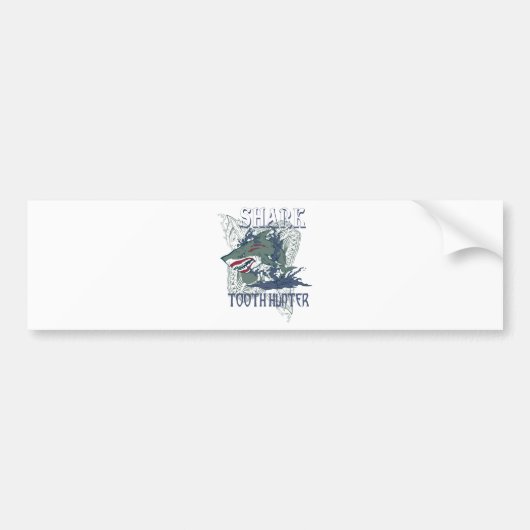 鮫TOOHのハンター バンパーステッカー (正面)