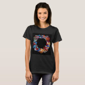 鮭の市場魚 Tシャツ (正面フル)