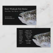 鮭の頭 名刺 (正面/裏面)