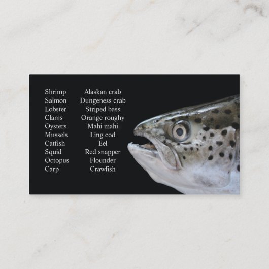 鮭の頭 名刺 (裏面)