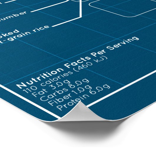 鮭ふとまき ポスター (角)