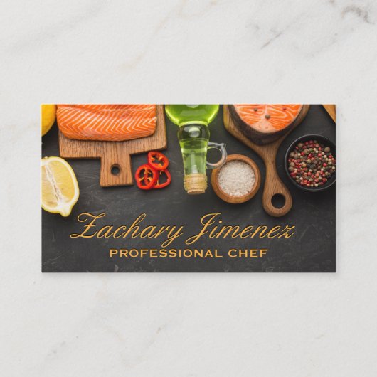 鮭 |スパイス 名刺 (正面)