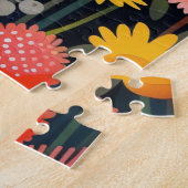 鮮やかお洒落開花絵を描ズ ジグソーパズル (側面)