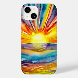 鮮やかかわいらしカラフルの夕日 Case-Mate iPhone 14ケース