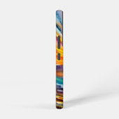 鮮やかかわいらしカラフルの夕日 SAMSUNG GALAXYケース (右側面)