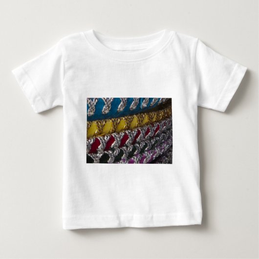 鮮やかきらきら光る ベビーTシャツ (正面)