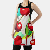 鮮やかさくらんぼパターン エプロン (インサイチュ)
