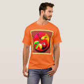 鮮やかさくらんぼ Tシャツ (正面フル)