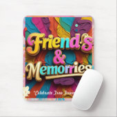 「鮮やかつながり」 マウスパッド (マウス)