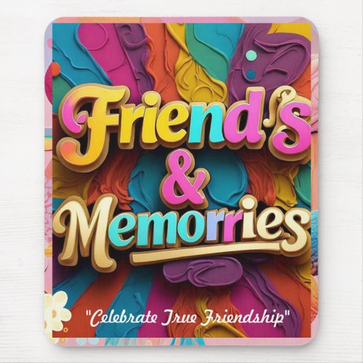 「鮮やかつながり」 マウスパッド (正面)