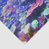 鮮やかでカラフルな熱帯魚のアクアリウム 薄葉紙 (詳細)