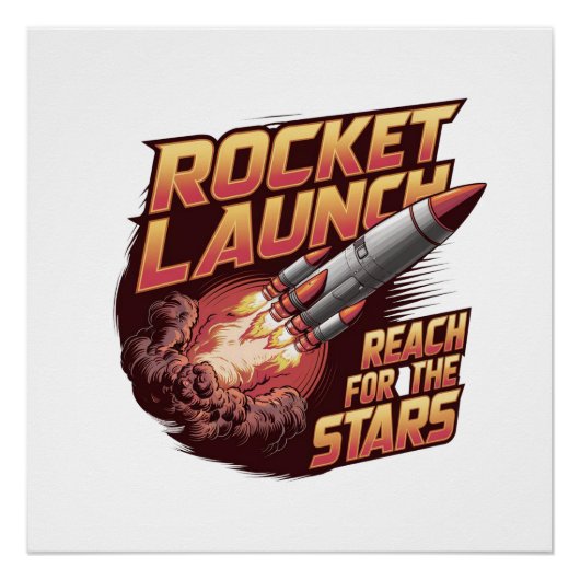 鮮やかでロッはっきりしたク打ち上げ光沢のあるポスター ポスター (正面)