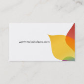 鮮やかで多彩な名刺 名刺 (裏面)