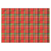 鮮やかで幾何学的なクリスマスのタータンチェックパターン テーブルクロス (正面(横))