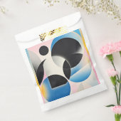 鮮やかで気まぐれな抽象的な幾何学的な芸術作品 フェイバーバッグ (封をした状態)