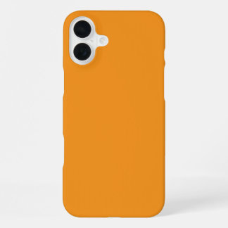 鮮やかで温かいオレンジ色が特徴のケース iPhone 16 PLUSケース