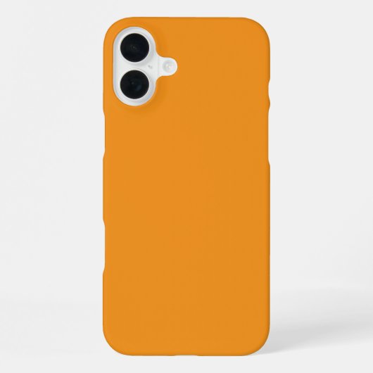 鮮やかで温かいオレンジ色が特徴のケース iPhoneケース (裏面)
