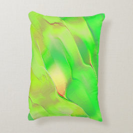 鮮やかで老けた緑に彫られた非常に少ない アクセントクッション