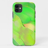 鮮やかで老けた緑に彫られた非常に少ない Case-Mate iPhoneケース (裏面)