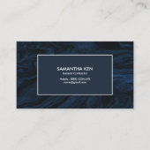 鮮やかで青くグランジなContractor大将の名刺 名刺 (正面)