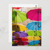 鮮やかとバカラフルンブレラ ポストカード (正面/裏面)