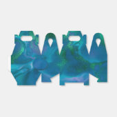 鮮やかなきらめくインクの飛沫 フェイバーボックス (折り畳みなし)