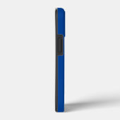鮮やかなひまわりスクリプトステムネームブルーiPhoneケース Case-Mate iPhoneケース (裏面 / 右)