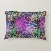 鮮やかなむらがあるパターン アクセントクッション (裏面)