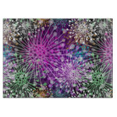 鮮やかなむらがあるパターン カッティングボード (正面)