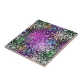 鮮やかなむらがあるパターン タイル (側面)