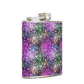 鮮やかなむらがあるパターン フラスク (右)